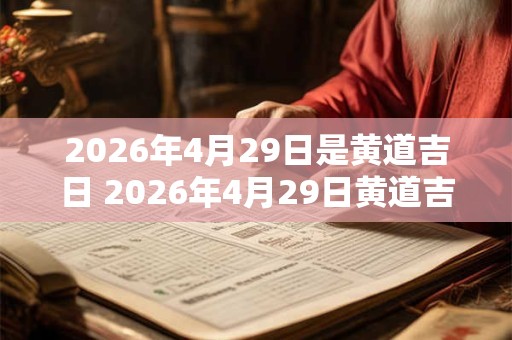 2026年4月29日是黄道吉日 2026年4月29日黄道吉日 2026年4月29日是黄道吉日 2026年4月29日黄道吉日