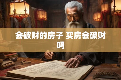 会破财的房子 买房会破财吗 会破财的房子 买房会破财吗