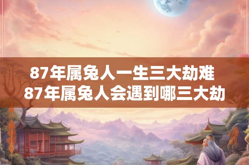 87年属兔人一生三大劫难 87年属兔人会遇到哪三大劫难