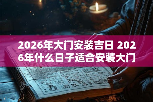 2026年大门安装吉日 2026年什么日子适合安装大门