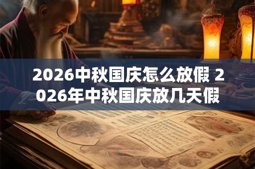 2026中秋国庆怎么放假 2026年中秋国庆放几天假