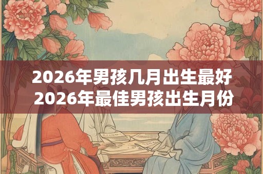 2026年男孩几月出生最好 2026年最佳男孩出生月份 2026年男孩几月出生最好 2026年最佳男孩出生月份