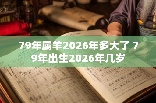 79年属羊2026年多大了 79年出生2026年几岁