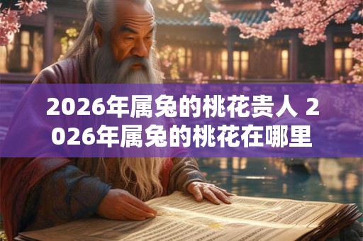 2026年属兔的桃花贵人 2026年属兔的桃花在哪里