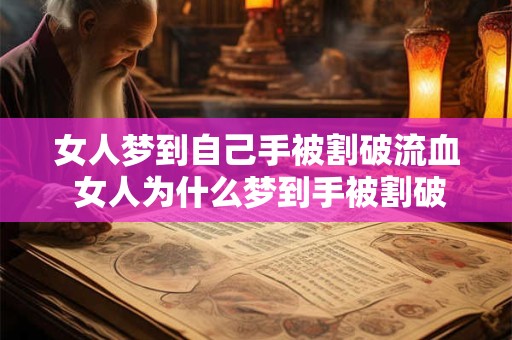 女人梦到自己手被割破流血 女人为什么梦到手被割破流血 女人梦到自己手被割破流血 女人为什么梦到手被割破流血