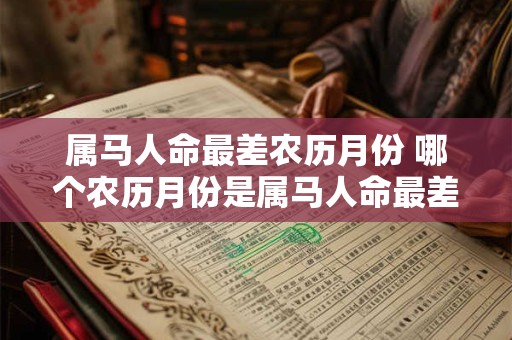 属马人命最差农历月份 哪个农历月份是属马人命最差的 属马人命最差农历月份 哪个农历月份是属马人命最差的