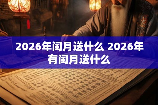 2026年闰月送什么 2026年有闰月送什么 2026年闰月送什么 2026年有闰月送什么