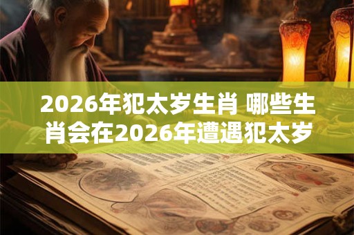 2026年犯太岁生肖 哪些生肖会在2026年遭遇犯太岁 2026年犯太岁生肖 哪些生肖会在2026年遭遇犯太岁