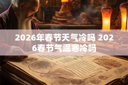 2026年春节天气冷吗 2026春节气温寒冷吗