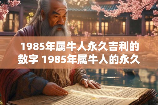 1985年属牛人永久吉利的数字 1985年属牛人的永久吉利数字是什么