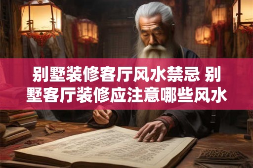 别墅装修客厅风水禁忌 别墅客厅装修应注意哪些风水禁忌 别墅装修客厅风水禁忌 别墅客厅装修应注意哪些风水禁忌