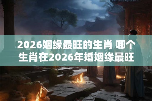 2026姻缘最旺的生肖 哪个生肖在2026年婚姻缘最旺