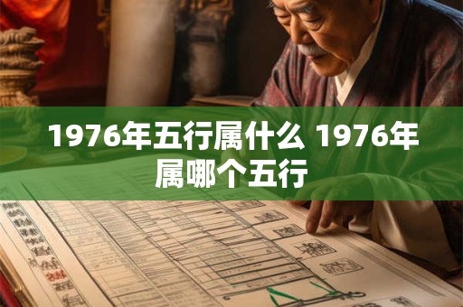 1976年五行属什么 1976年属哪个五行