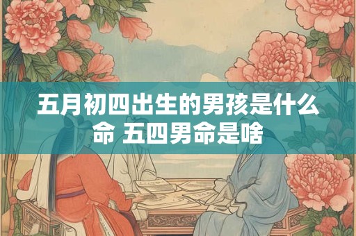 五月初四出生的男孩是什么命 五四男命是啥 五月初四出生的男孩是什么命 五四男命是啥