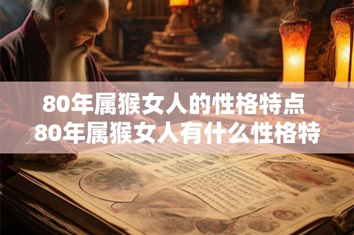80年属猴女人的性格特点 80年属猴女人有什么性格特点 80年属猴女人的性格特点 80年属猴女人有什么性格特点