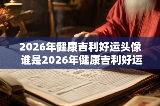 2026年健康吉利好运头像 谁是2026年健康吉利好运的头像