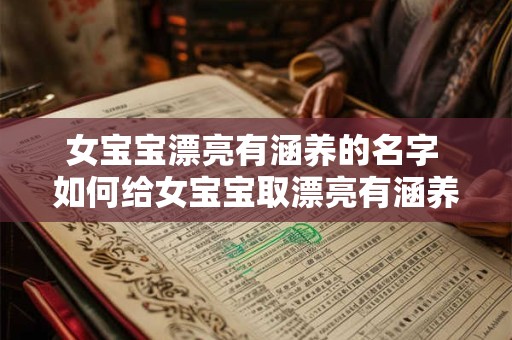 女宝宝漂亮有涵养的名字 如何给女宝宝取漂亮有涵养的名字