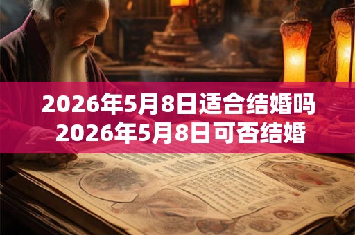 2026年5月8日适合结婚吗 2026年5月8日可否结婚