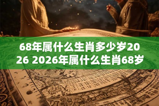68年属什么生肖多少岁2026 2026年属什么生肖68岁吗 68年属什么生肖多少岁2026 2026年属什么生肖68岁吗