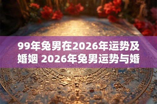 99年兔男在2026年运势及婚姻 2026年兔男运势与婚姻如何 99年兔男在2026年运势及婚姻 2026年兔男运势与婚姻如何