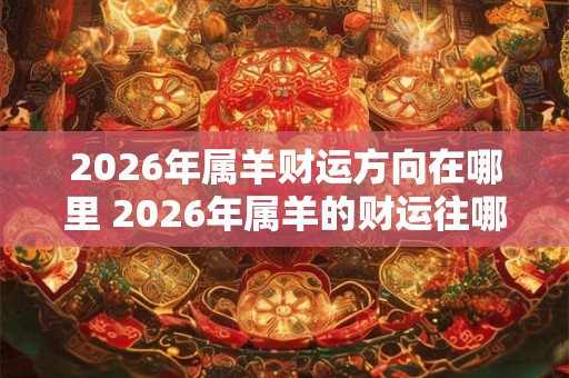 2026年属羊财运方向在哪里 2026年属羊的财运往哪里走 2026年属羊财运方向在哪里 2026年属羊的财运往哪里走