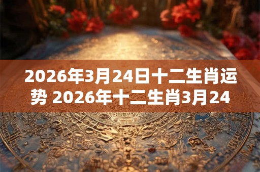 2026年3月24日十二生肖运势 2026年十二生肖3月24日运势如何