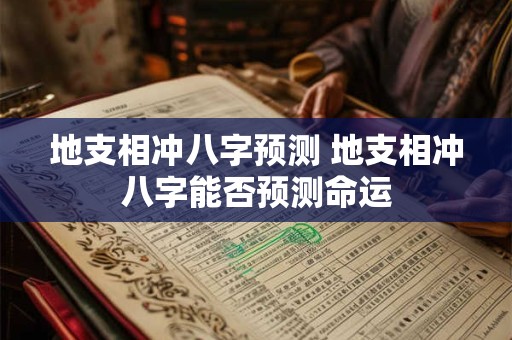 地支相冲八字预测 地支相冲八字能否预测命运 地支相冲八字预测 地支相冲八字能否预测命运