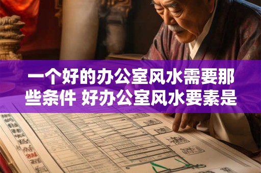 一个好的办公室风水需要那些条件 好办公室风水要素是什么