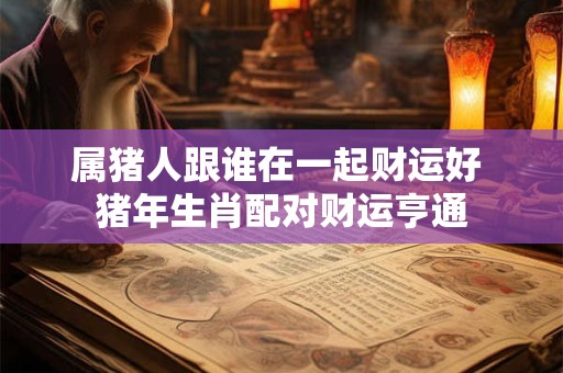 属猪人跟谁在一起财运好 猪年生肖配对财运亨通