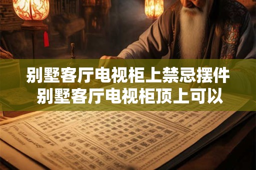 别墅客厅电视柜上禁忌摆件 别墅客厅电视柜顶上可以摆什么