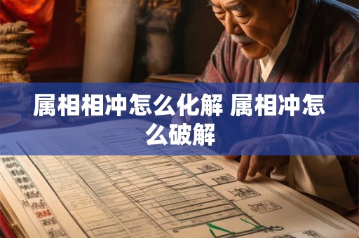 属相相冲怎么化解 属相冲怎么破解 属相相冲怎么化解 属相冲怎么破解