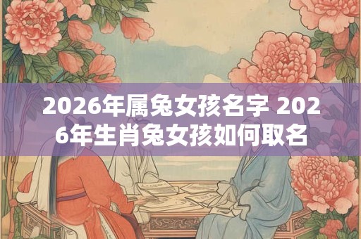 2026年属兔女孩名字 2026年生肖兔女孩如何取名