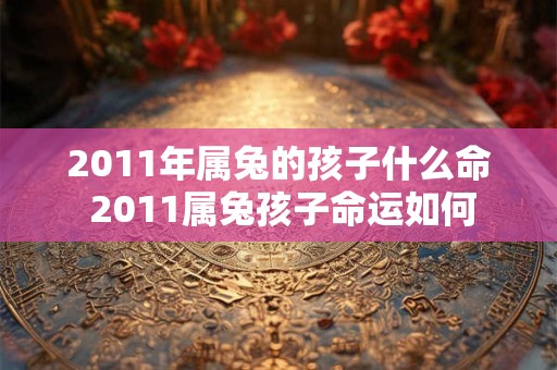 2011年属兔的孩子什么命 2011属兔孩子命运如何 2011年属兔的孩子什么命 2011属兔孩子命运如何