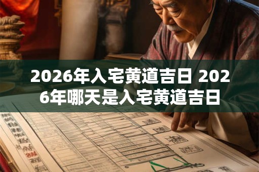 2026年入宅黄道吉日 2026年哪天是入宅黄道吉日 2026年入宅黄道吉日 2026年哪天是入宅黄道吉日