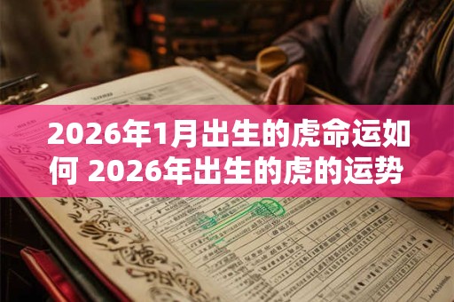 2026年1月出生的虎命运如何 2026年出生的虎的运势如何