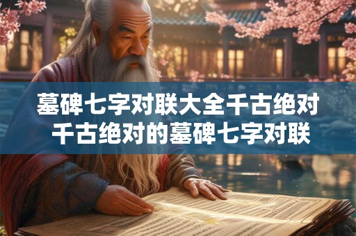 墓碑七字对联大全千古绝对 千古绝对的墓碑七字对联大全在哪里能找到 墓碑七字对联大全千古绝对 千古绝对的墓碑七字对联大全在哪里能找到