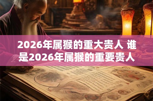 2026年属猴的重大贵人 谁是2026年属猴的重要贵人 2026年属猴的重大贵人 谁是2026年属猴的重要贵人