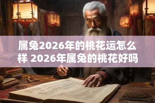 属兔2026年的桃花运怎么样 2026年属兔的桃花好吗