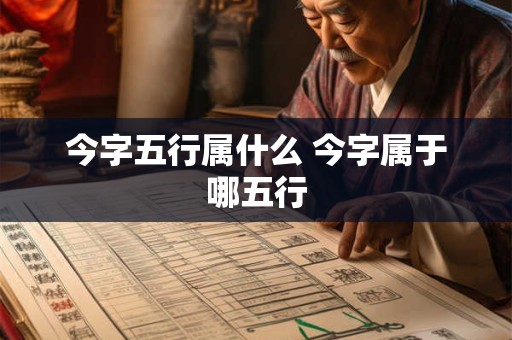 今字五行属什么 今字属于哪五行 今字五行属什么 今字属于哪五行