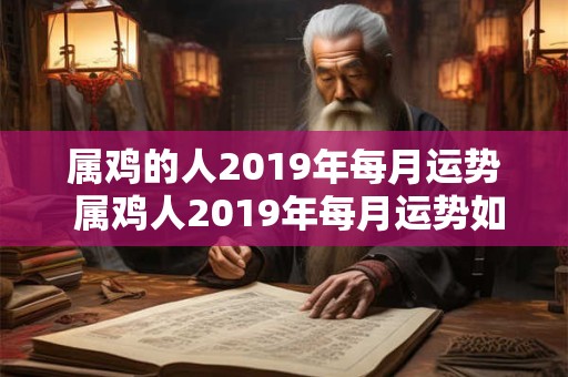 属鸡的人2019年每月运势 属鸡人2019年每月运势如何