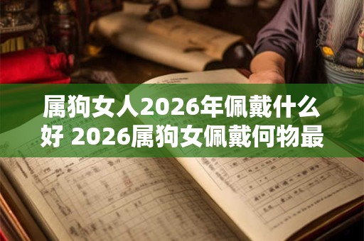 属狗女人2026年佩戴什么好 2026属狗女佩戴何物最佳