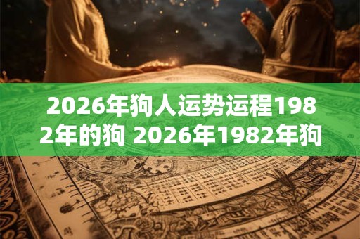 2026年狗人运势运程1982年的狗 2026年1982年狗人的运势如何