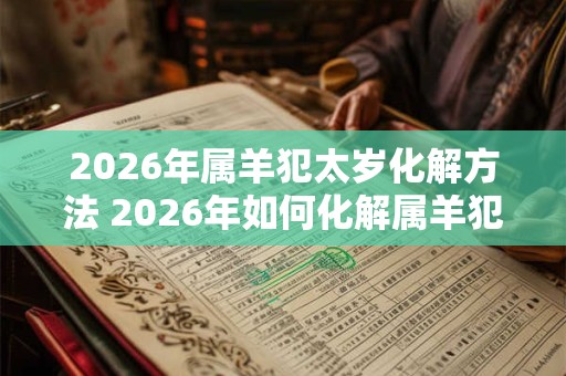 2026年属羊犯太岁化解方法 2026年如何化解属羊犯太岁 2026年属羊犯太岁化解方法 2026年如何化解属羊犯太岁