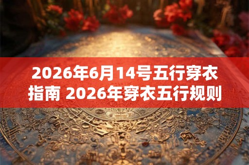 2026年6月14号五行穿衣指南 2026年穿衣五行规则 2026年6月14号五行穿衣指南 2026年穿衣五行规则