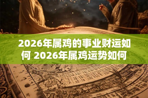2026年属鸡的事业财运如何 2026年属鸡运势如何 2026年属鸡的事业财运如何 2026年属鸡运势如何
