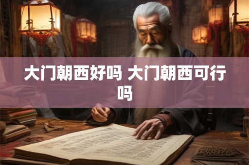 大门朝西好吗 大门朝西可行吗