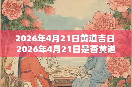 2026年4月21日黄道吉日 2026年4月21日是否黄道吉日 2026年4月21日黄道吉日 2026年4月21日是否黄道吉日