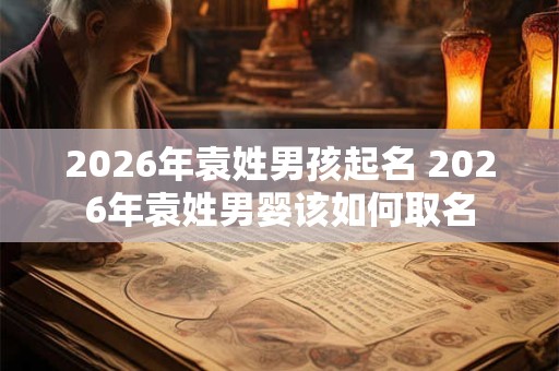 2026年袁姓男孩起名 2026年袁姓男婴该如何取名