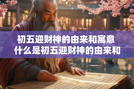 初五迎财神的由来和寓意 什么是初五迎财神的由来和寓意 初五迎财神的由来和寓意 什么是初五迎财神的由来和寓意