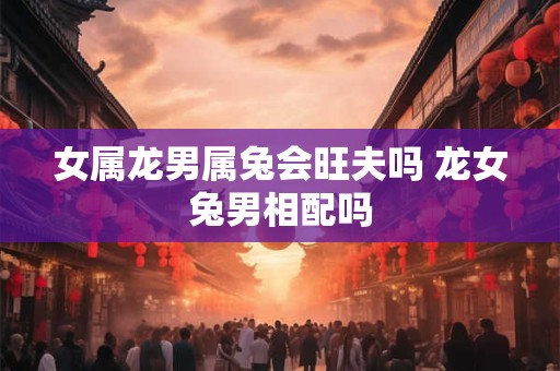 女属龙男属兔会旺夫吗 龙女兔男相配吗